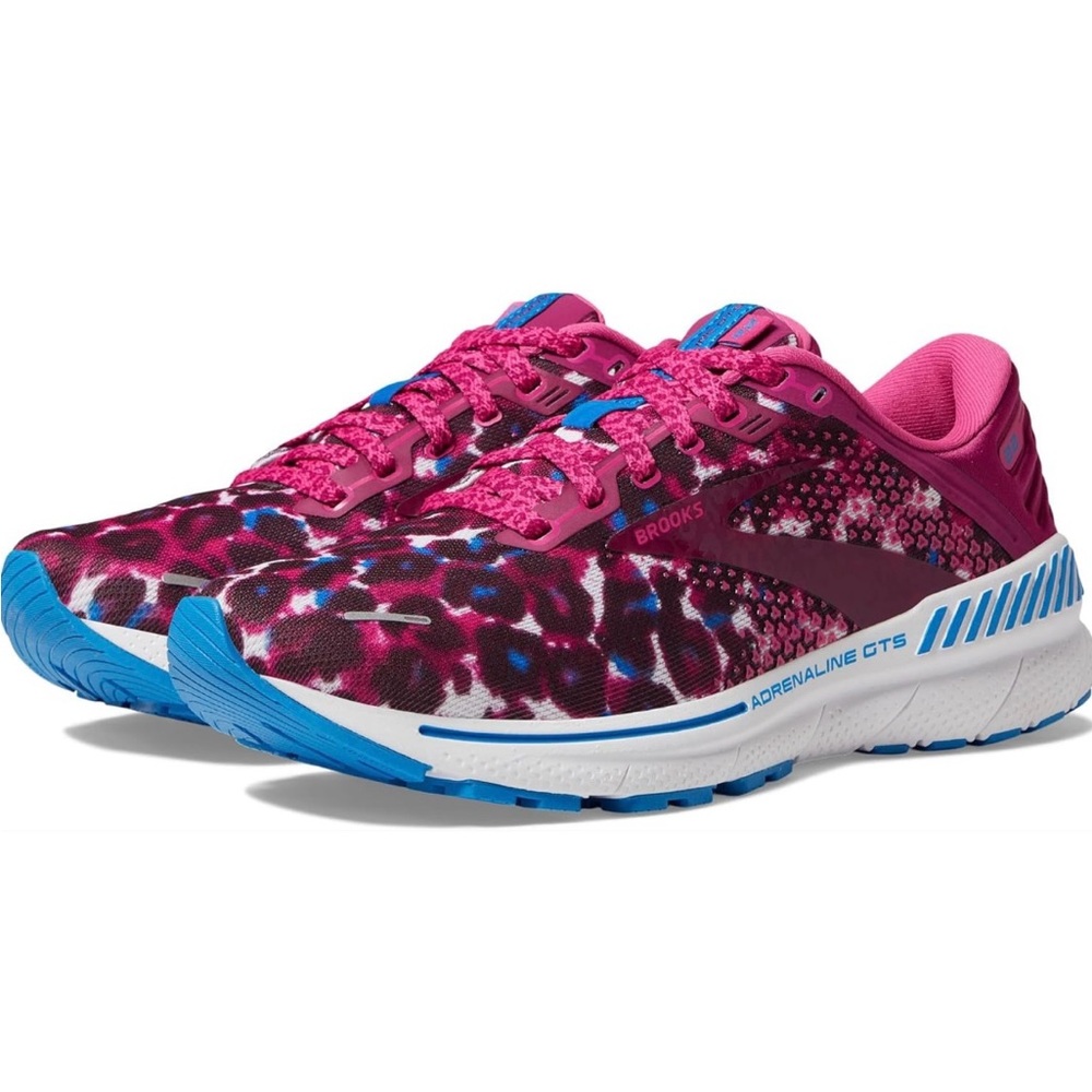 Brooks Women's Adrenaline GTS Running Shoes - Pink and Blue
